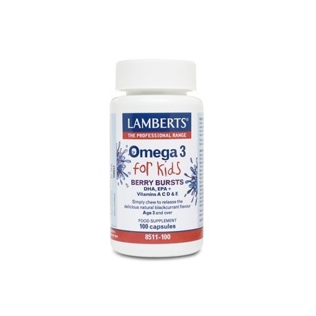 Omega 3 for kids 100 cápsulas Lamberts