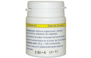 Sales de Schüssler Nº11 Silicea 350 comprimidos Tegor