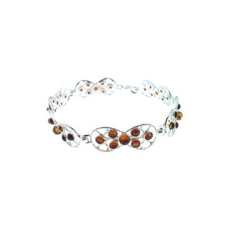 Pulsera de Ámbar y plata (Ref.PULS-PL-459)