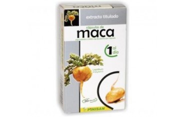 Maca -extracto titulado- 1 al día 30 cápsulas Pinisan
