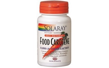 Food carotene 50 perlas Solaray