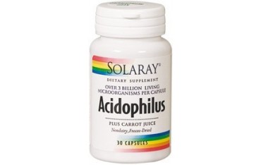 Acidophilus 400 mg 30 cápsulas Solaray