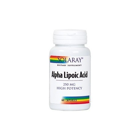 Alpha Lipoic Acid 250 mg 60 cápsulas Solaray