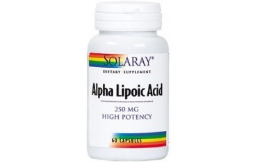 Alpha Lipoic Acid 250 mg 60 cápsulas Solaray