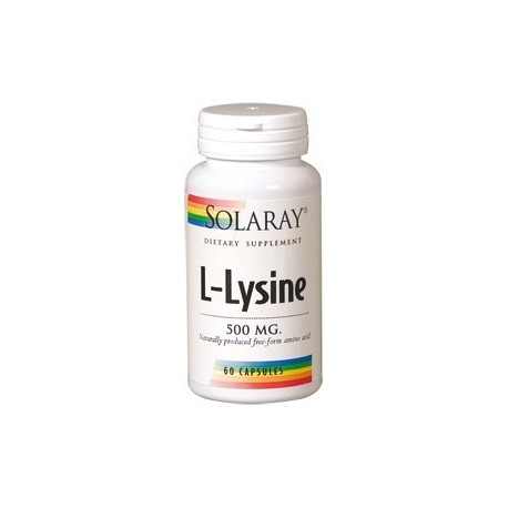 L-Lysine 500 mg 60 cápsulas Solaray