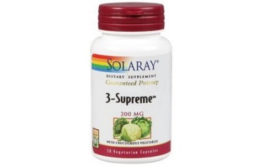 3 Supreme 200 mg 30 cápsulas vegetales Solaray