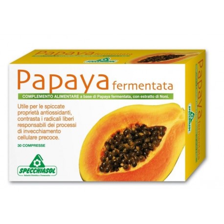 Papaya fermentada 30 comprimidos Specchiasol