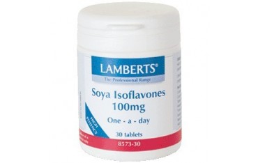 Isoflavonas de soja 100 mg 30 tabletas Lamberts