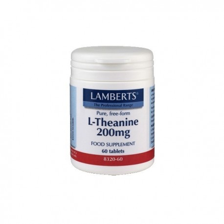 L-Theanina 200 mg 60 tabletas Lamberts