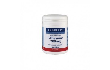 L-Theanina 200 mg 60 tabletas Lamberts