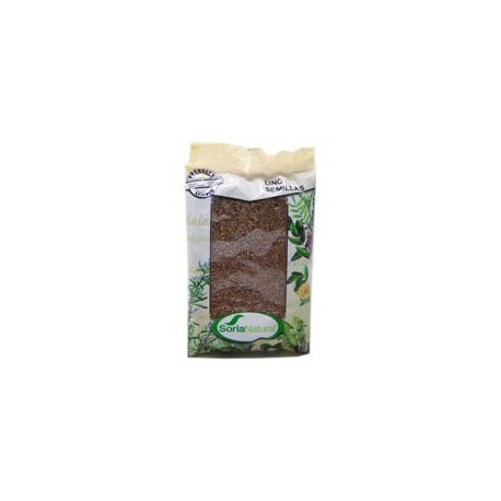 Lino semillas como planta medicinal en bolsa 250 g Soria Natural