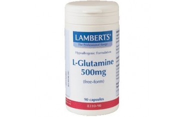 L-Glutamina 500 mg 90 cápsulas Lamberts
