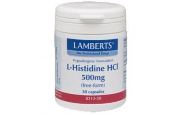 L-Histidina HCI 500 mg 30 cápsulas Lamberts