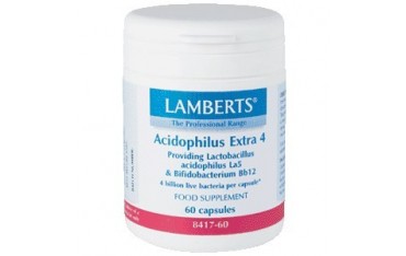 Acidophilus extra 4 60 cápsulas Lamberts