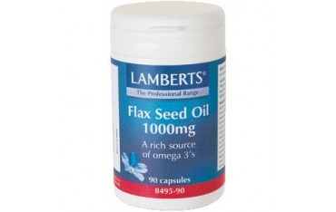 Aceite de semillas de lino 1000 mg 90 cápsulas Lamberts