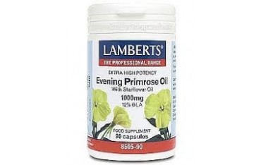 Aceite prímula con aceite borraja 1000 mg  90 cápsulas Lamberts