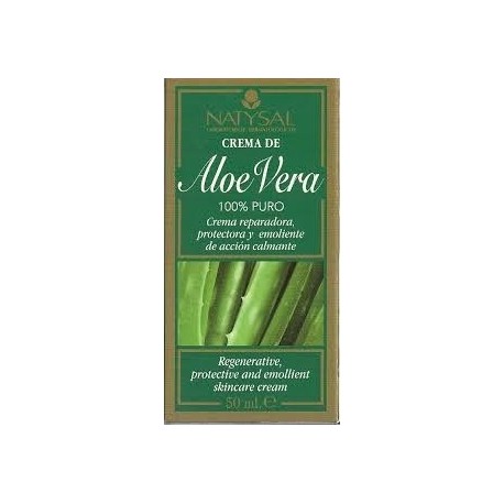 Crema de aloe vera eco 100% 50 ml Natysal