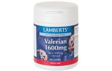 Valeriana 1600 mg 60 tabletas Lamberts