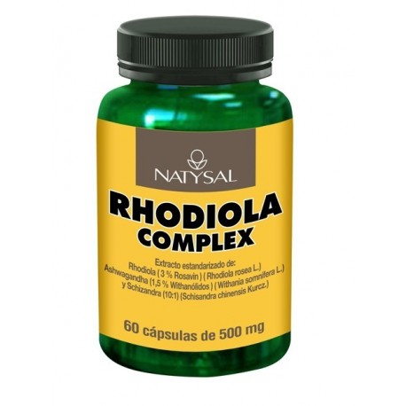 Rhodiola complex 60 cápsulas 500 mg Natysal