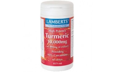 Turmeric (Cúrcuma) 10000 mg 60 tabletas Lamberts