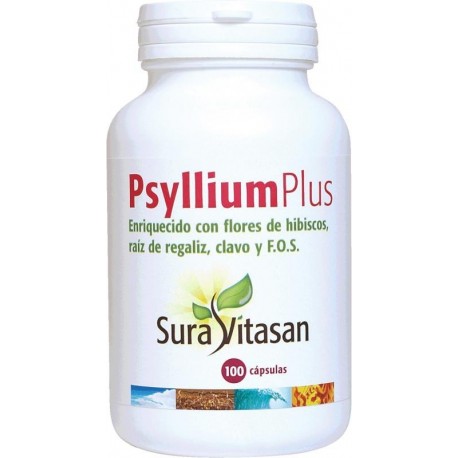 Psyllium plus enriquecido + F.O.S. 550 mg 100 cápsulas Sura Vitasan