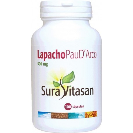 Lapacho -Pau d'arco- 500 mg 100 cápsulas Sura Vitasan