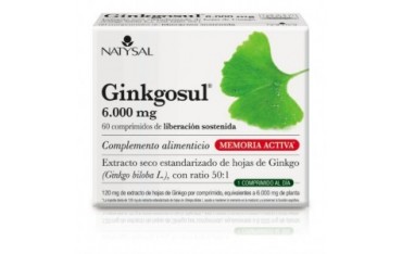Ginkgosul 6.000 mg 60 comprimidos  Natysal