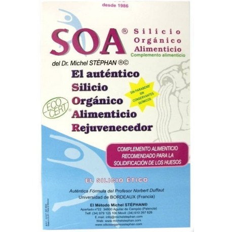 SOA - Silicio Orgánico Alimenticio 1 L -Dr. Stéphan