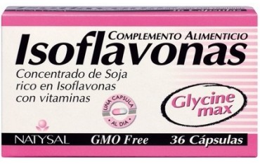 Isoflavonas (Glycine max ) 36 cápsulas Natysal