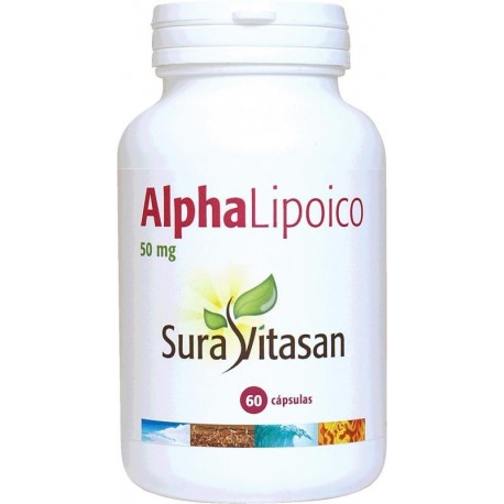 Alpha-lipóico 60 cápsulas de 50 mg Sura Vitasan