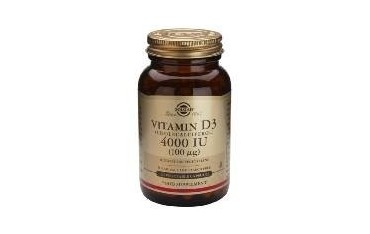 Vitamina D3 4000UI (100 ug) 60 cápsulas vegetales Solgar