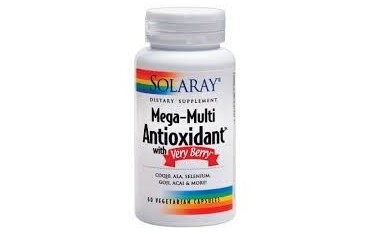 Multi-mega antioxidant  very berry 60 cápsulas vegetales Solaray