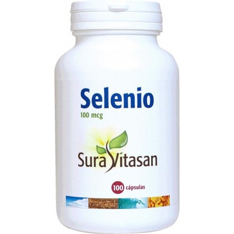 Selenio L- Selenometionina 100 mcg 100 cápsulas Sura Vitasan