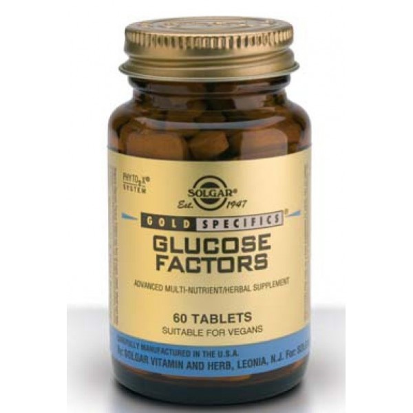 Glucose factors 60 comprimidos Solgar
