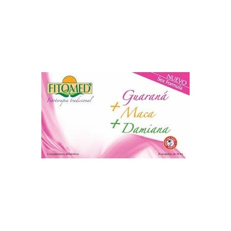 Fitomed Fórmula Sexo  guaraná + maca + damiana 20 ampollas