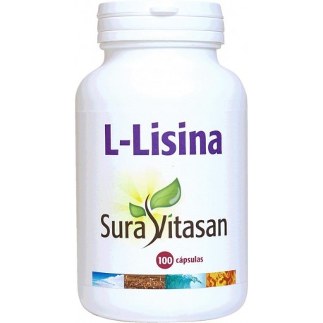 L-lisina 500 mg 100 cápsulas Sura Vitasan