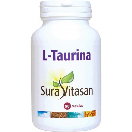 L-taurina 500 mg 90 cápsulas Sura Vitasan