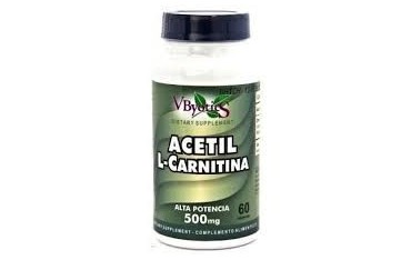 Acetil L-Carnitina 500 mg 60 cápsulas VByotics