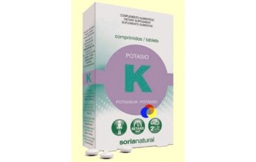 Potasio retard  1300 mg 20 comprimidos Soria Natural