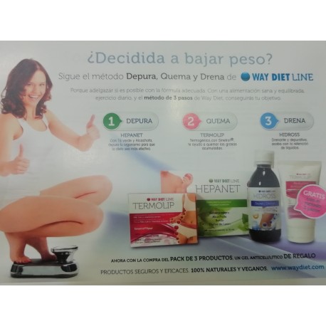 Pack "DEPURA,QUEMA y DRENA" WayDiet