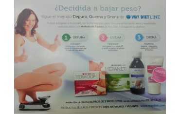 Pack "DEPURA,QUEMA y DRENA" WayDiet