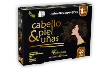 Cabello Piel y Uñas 40 cápsulas Pinisan
