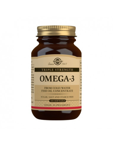 Omega 3 Triple concentración 100 cápsulas blandas Solgar