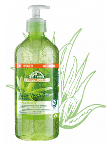 ALOE VERA GEL HIDRATANTE 99,9% 500 ml Corpore Sano