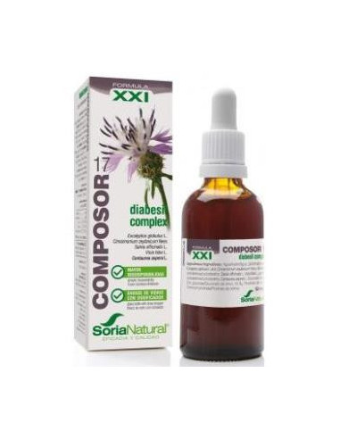 Composor 17 Diabesil complex (Centaurea) 50ml Soria Natural