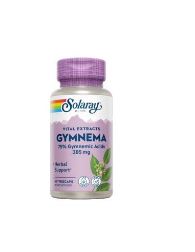 Gymnema 385 mg 60 cápsulas vegetales Solaray