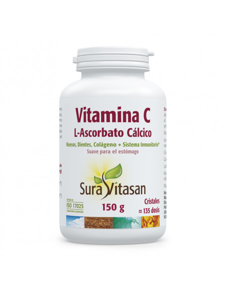 Vitamina C L-Ascorbato Cálcico 150gr Sura Vitasan
