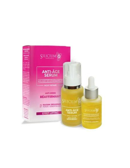 Serum regenerador 50 ml y Elixir esencial 15 ml Silicium