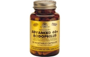 40 + Acidophilus avanzado 120 cápsulas Solgar
