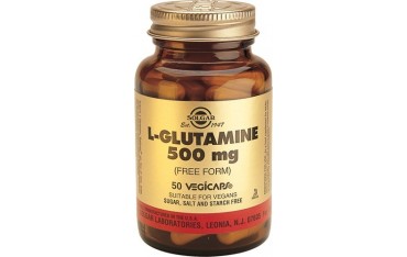 L-Glutamina 500 mg 50 cápsulas vegetales Solgar